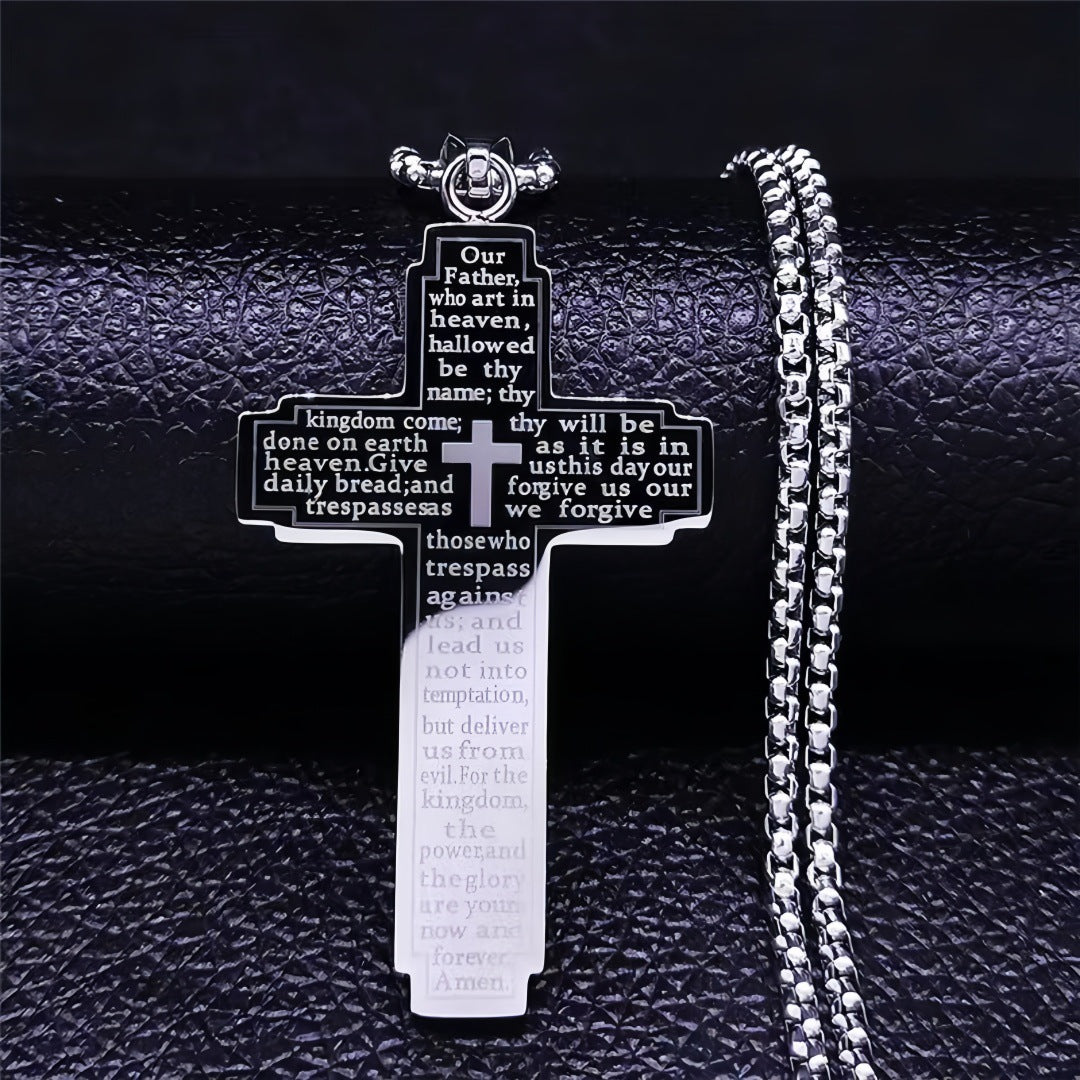 Bible Cross Pendant