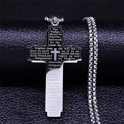 Bible Cross Pendant